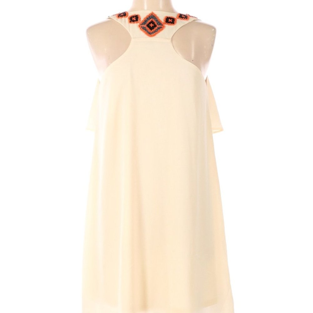 Ya Los Angeles Ivory Beaded Dress
